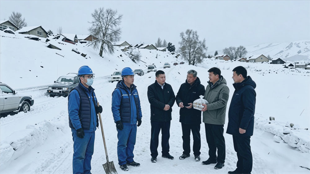 雪崩断路，连夜抢通